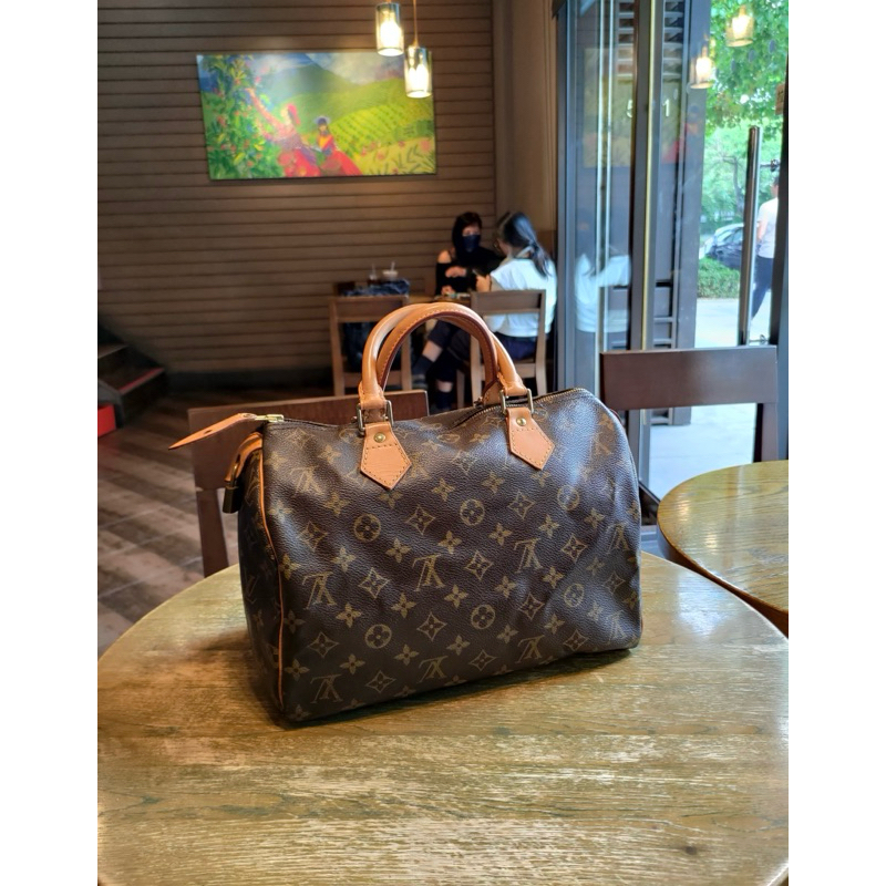 #Louis Vuitton SPEEDY 30 : AA0054 #LV 老花波士頓包