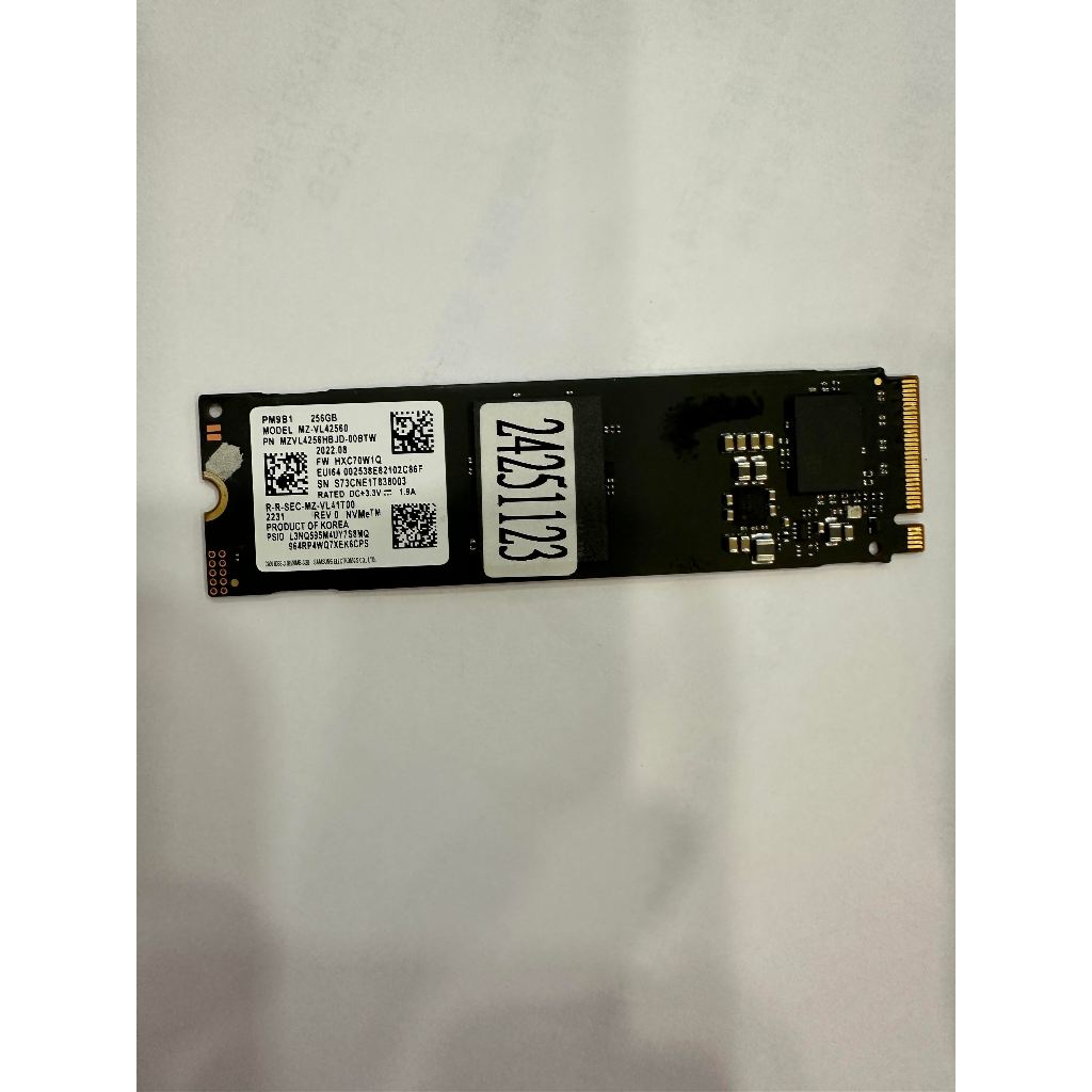 Samsung 三星  256G M.2  固態硬碟 SSD