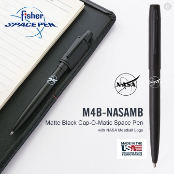 【angel 精品館 】美國 Fisher Space Pen NASA徽章系列／按壓式太空筆 M4B-NASAMB