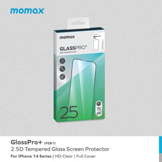 Momax iPhone 14 Pro Max /14/13/13 Pro GlassPro+ 2.5D玻璃螢幕保護貼