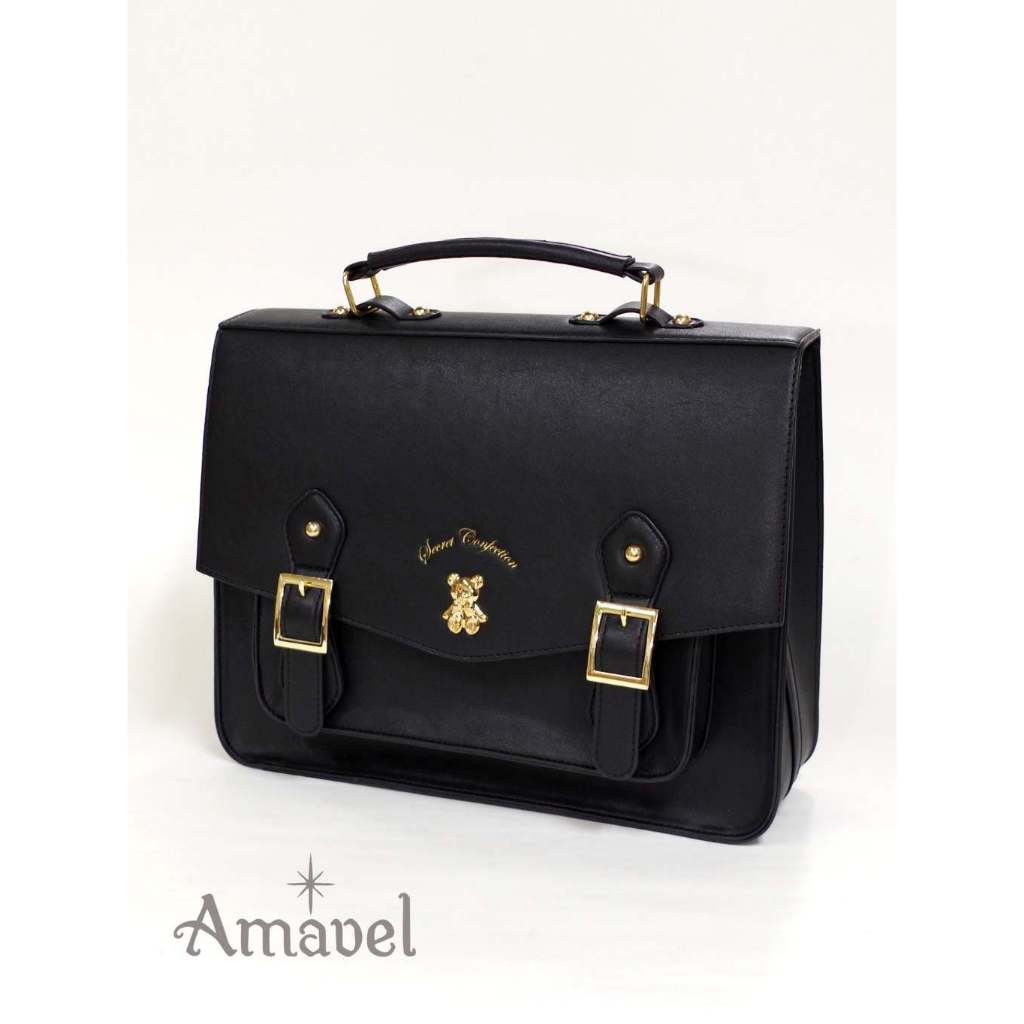 【台灣正規代理】Amavel ❘ Secret Royal Bear satchel bag ❘ 秘密皇家熊背包