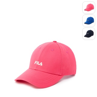 【FILA】經典款六片帽棒球帽-桃紅 HTX-5000-PC