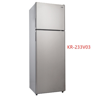 【KOLIN歌林】KR-233V03 326公升 變頻雙門冰箱-不鏽鋼
