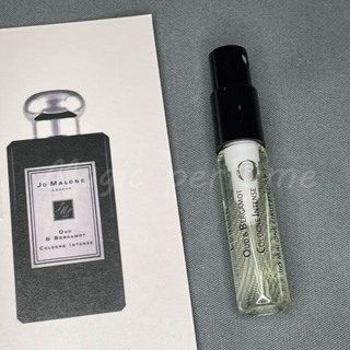 祖瑪瓏 馥郁典藏系列-烏木與佛手柑Jo Malone Oud & Bergamot-2ml香水樣品試用裝 香氛噴霧