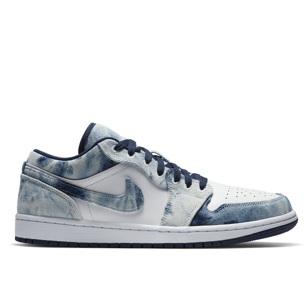 NIKE AIR JORDAN 1 LOW SE 水洗丹寧牛仔布 白藍【A-KAY0】【CZ8455-100】