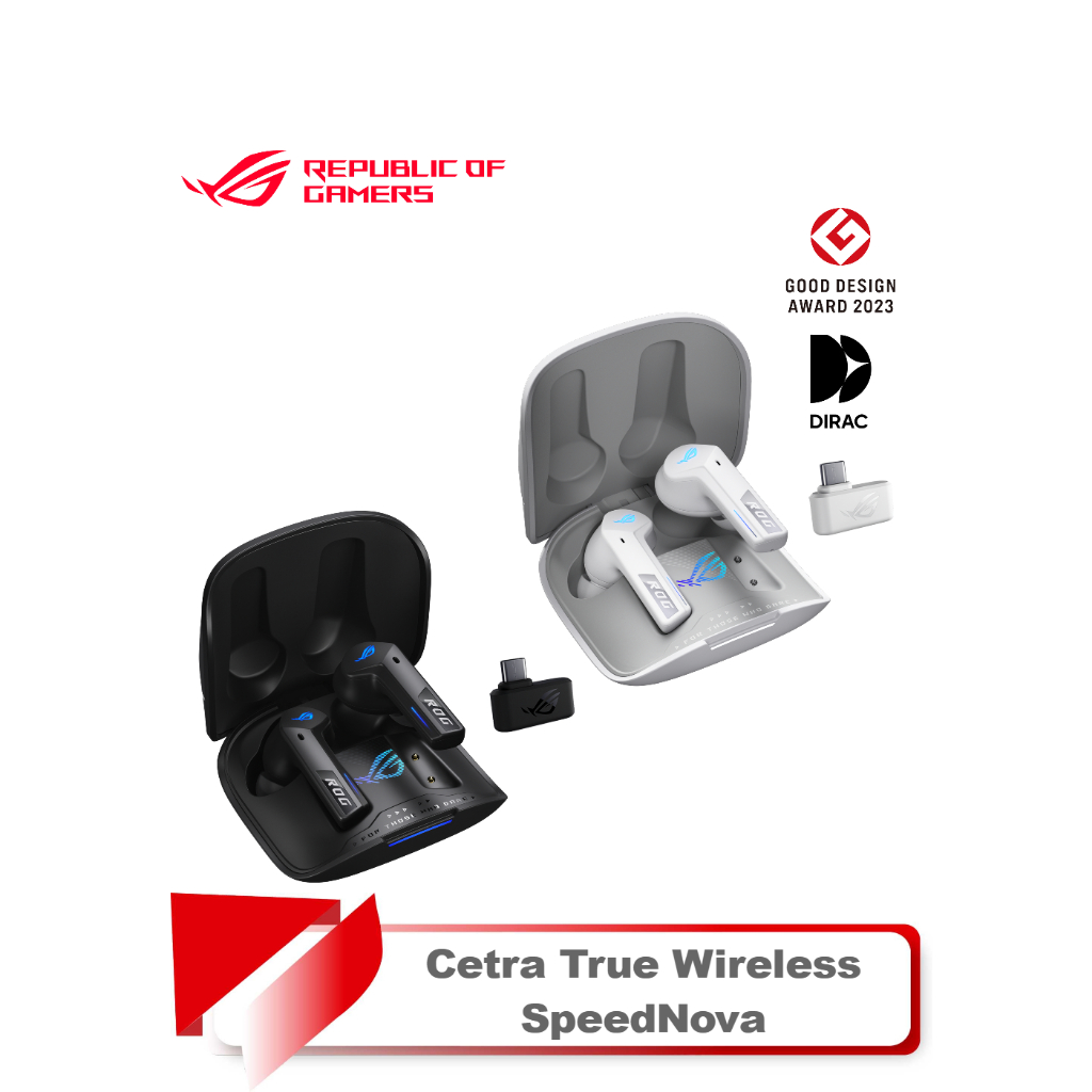 【TN STAR】ROG Cetra True Wireless SpeedNova 無線耳機 雙模連線 主動降噪 AI