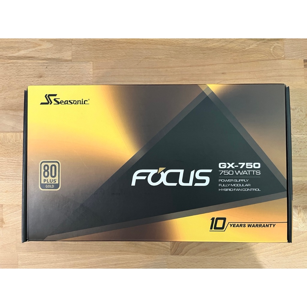 海韻 FOCUS GX-750 SSR-750FX 750W 雙8 金牌 全模組化 二手 保固尚有6.5年