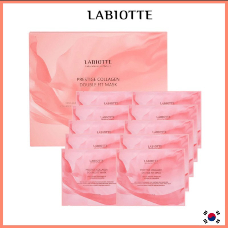 韓國代購 「LABIOTTE」 Prestige 膠原蛋白雙效面膜 30g x 10P