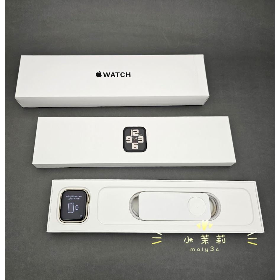 【高雄現貨】電池97% Apple Watch SE2 44mm GPS 星光色 SE 2
