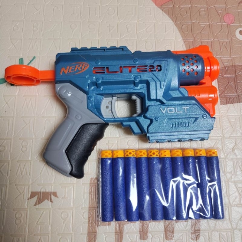 NERF 雷射瞄準 菁英系列2.0 電流SD1 有10顆子彈 二手軟彈槍