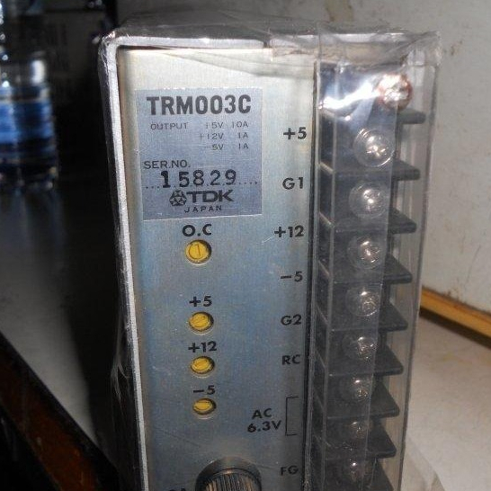 TDK電源供應器TRM003C 100V AC 三種輸出OUT:+5V 10A +12V 1A -5V--1A (D1