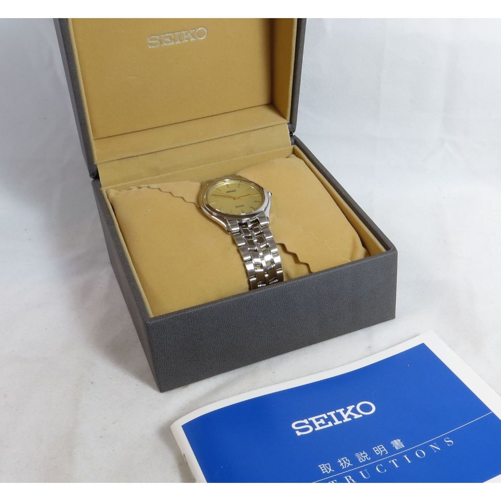 ੈ✿ 精工 SEIKO 日本原廠 Dolce 高級系列 薄型 九成新以上 附原廠錶盒 原廠說明書 高貴大方 精確耐用