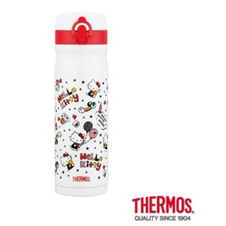 (全新) ~正版授權~THERMOS 膳魔師保溫杯500cc JMY-501KT-WH Kitty快樂篇