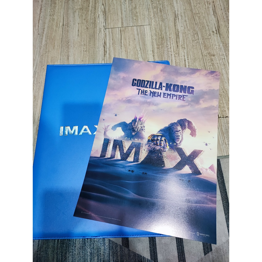 [官方海報]哥吉拉與金剛：新帝國電影海報，預售款，A3，威秀電影院正版周邊
