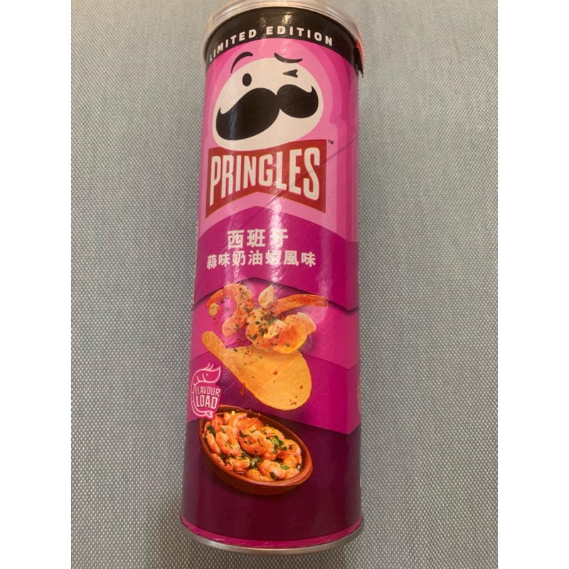 Pringles 品客 蒜頭奶油蝦口味 洋芋片 零食 餅乾 效期2024/10/2