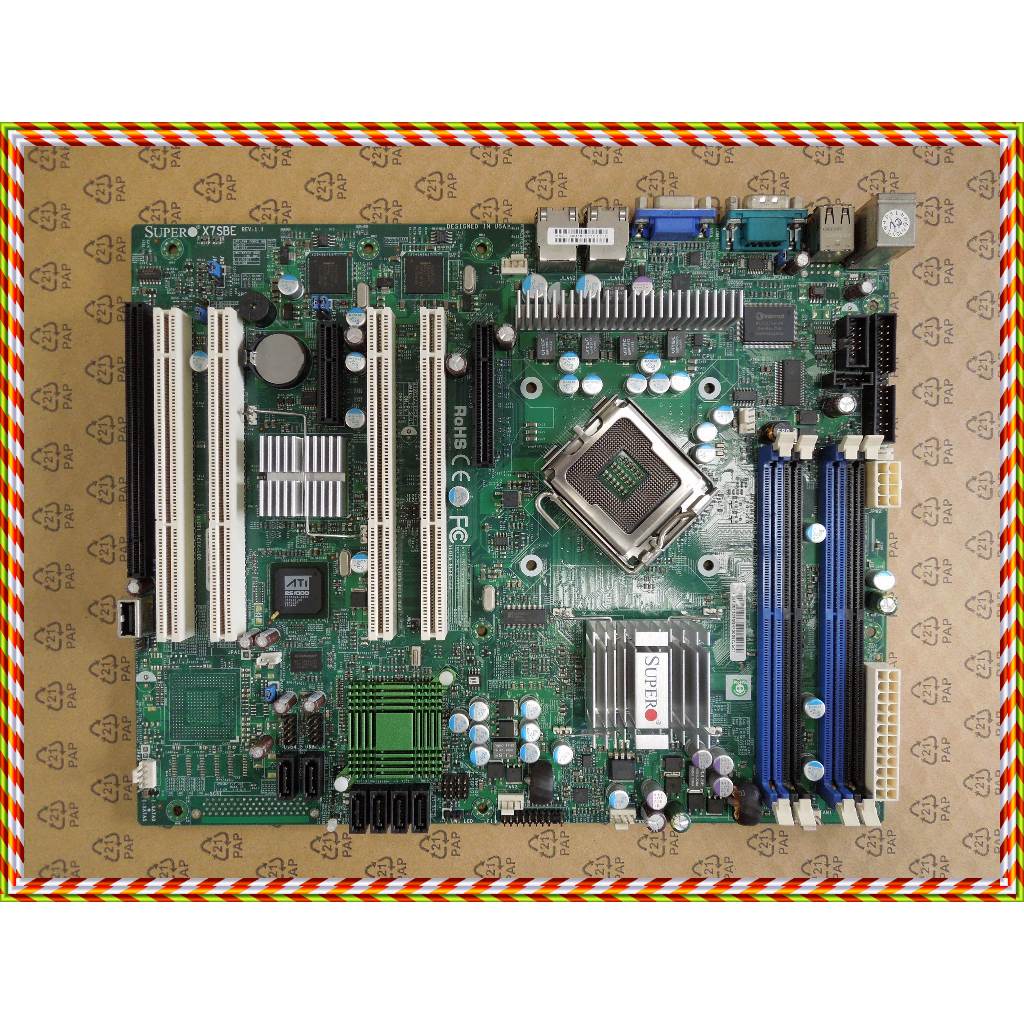SUPERMICRO X7SBE LGA775 ATX Server 主機板, 適用Xeon X3300/X3200系列