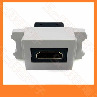 【祥昌電子】120型 資訊模組 HDMI 母對母 90度 彎 L型 資訊插座 免焊模組 地插座 牆壁開關 桌面插座模組