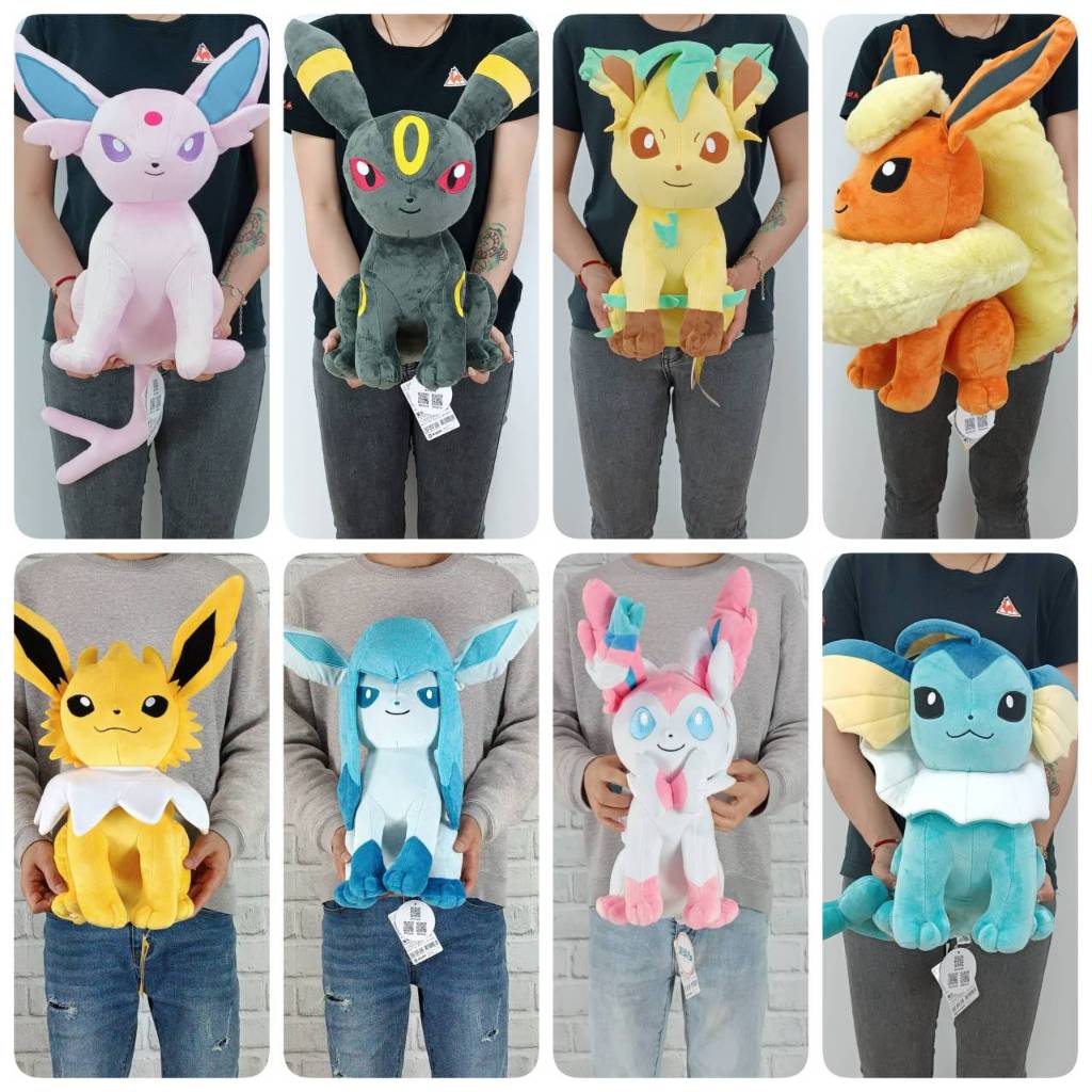 伊布娃娃 寶可夢娃娃 趴姿伊布 火伊布娃娃 火伊布娃娃 雷伊布娃娃 冰伊布娃娃 仙子伊布娃娃 葉子伊布娃娃 夜伊布娃娃