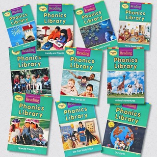 【本週二手平裝繪本套書】 Phonics Library LEVEL 1 Decodable Text 10 Books