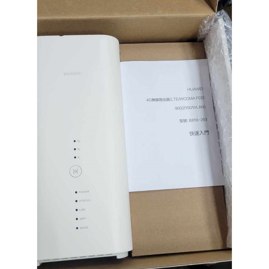 中古良品 HUAWEI 原廠 4G LTE 3 Prime無線分享器 B818-263 1950元