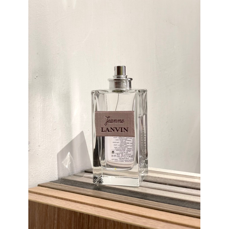 🌸Jeanne LANVIN 🌸珍浪凡女性淡香精 清新花香調香水 100ml包裝🌸二手香水 還有約7成滿