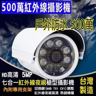 監視器 500萬畫素 防水係數IP66 CMOS 高清晶片 監視鏡頭 DVR監視器
