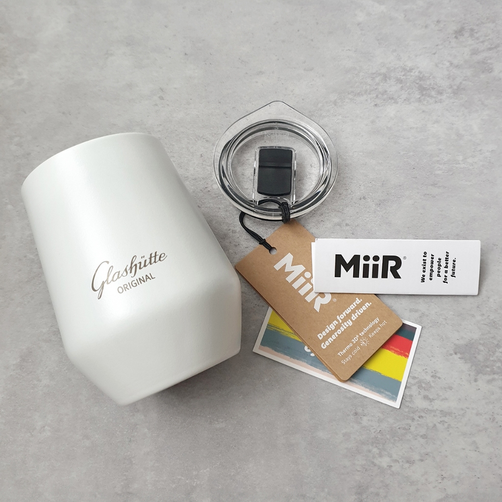 正品-MiiR X Glashutte Original雙層真空 酒杯 紅酒杯