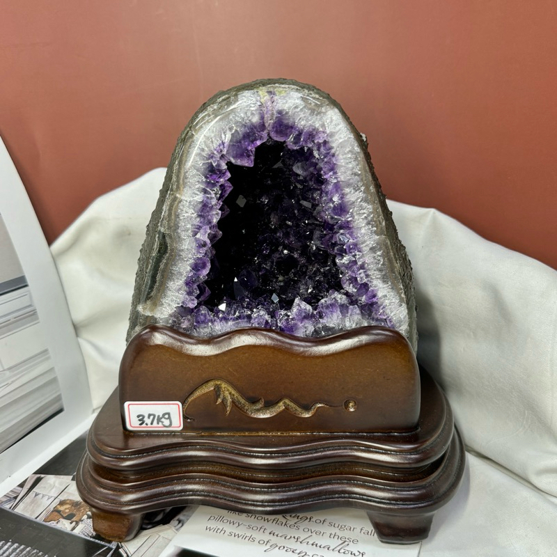 立洞紫晶洞💙💯紫度很優 迷你小晶洞 小晶洞 ESPA+ 3.7kg 烏拉圭紫晶洞 紫晶洞 烏拉圭晶洞 水晶洞 晶洞風水