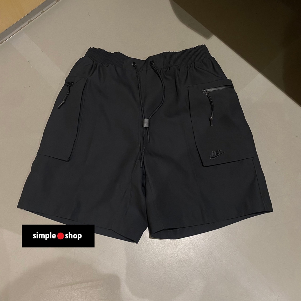 【Simple Shop】NIKE Tech Pack 運動短褲 全黑 工裝 重磅 短褲 工作褲 FB7529-010