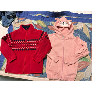 二手 兒童外套 紅色是UNIQLO 110cm內