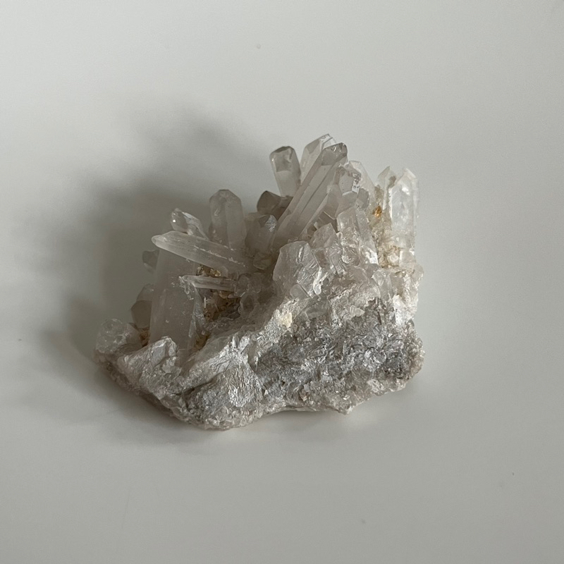 天然白水晶簇 淨化 消磁