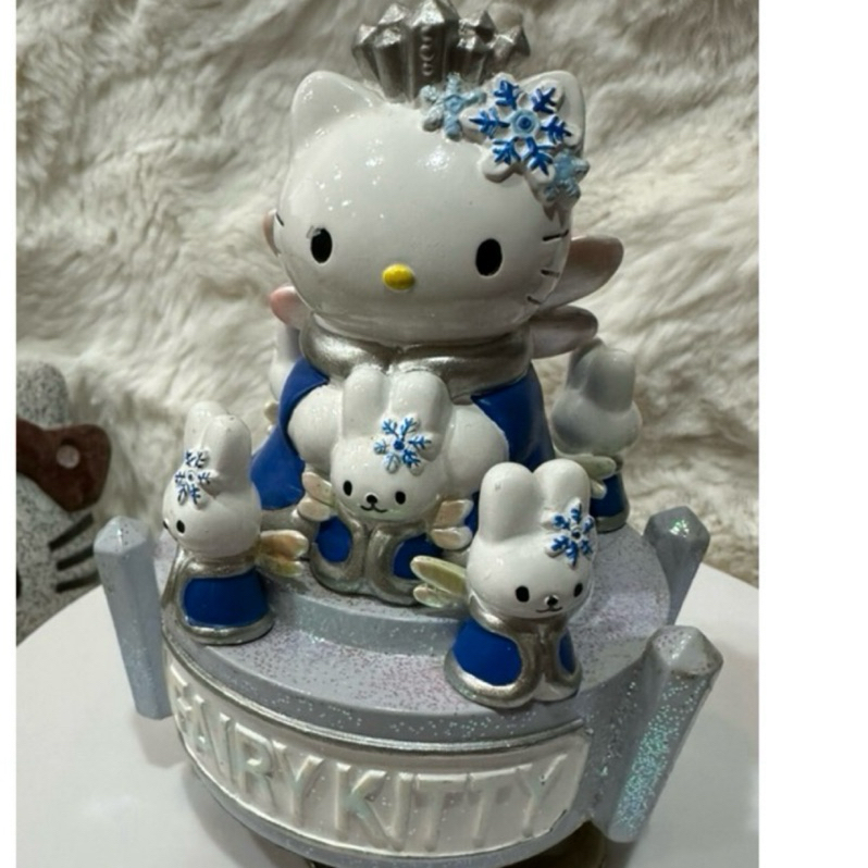 日本進口Hello Kitty北海道限定2000雪兔波麗材質音樂鈴擺飾（轉過頭了）收藏品釋出