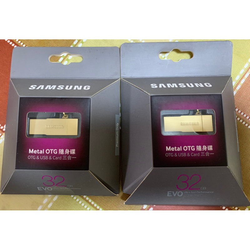 OTG 含 32G micro sd card TF卡 otg 讀卡機 三星 OTG 記憶卡 含32G 盒裝