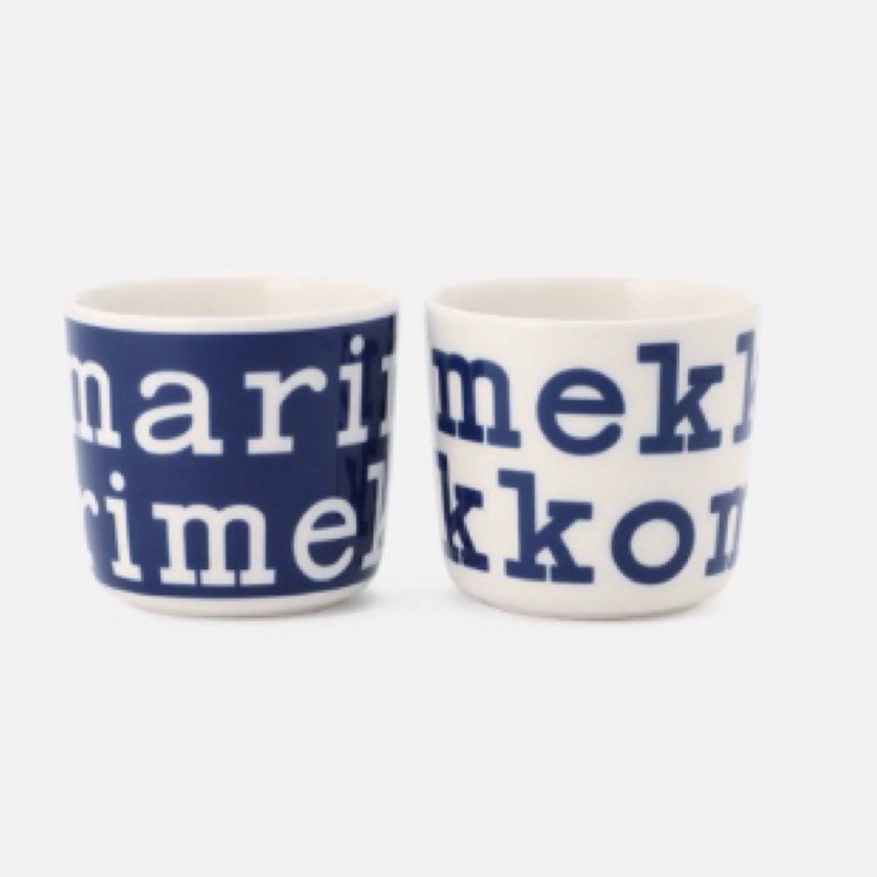 日本代購marimekko 日本限定logo對杯預購