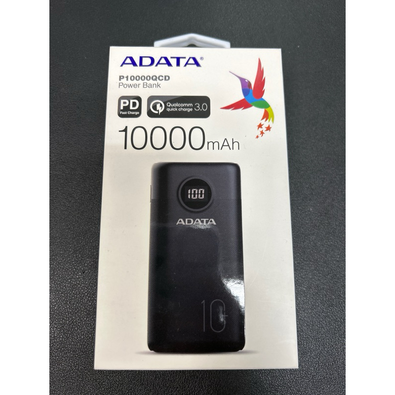 ADATA P10000QCD Power Bank 10000mAh 可充式鋰離子行動電源