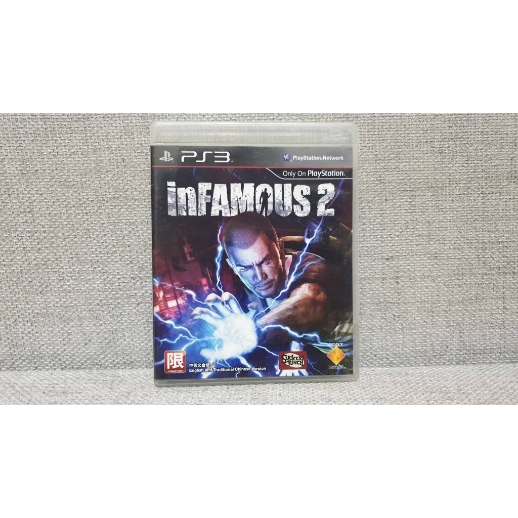 PS3 二手 惡名昭彰 2 inFamous 2 中文版