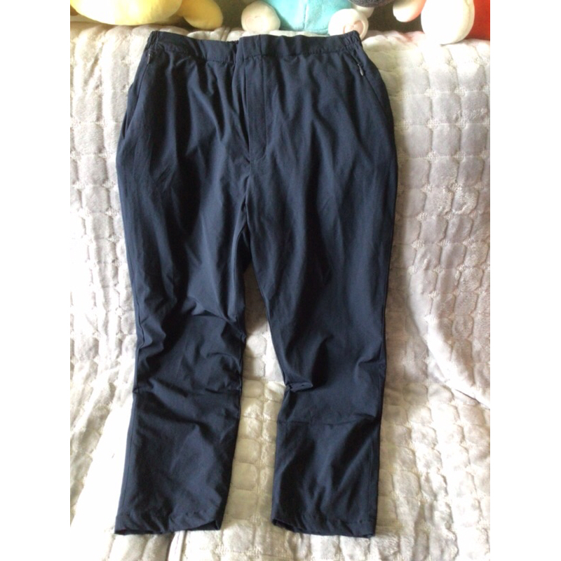 Lativ深藍色防風褲、防風保暖褲 XL