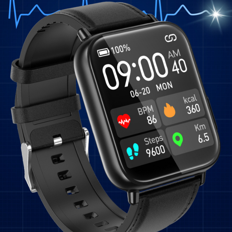 智能監測手錶 TK10理療智能手錶血壓體溫血氧監測遠程親友關愛 運動手錶 智能手環 LINE推送 藍牙手錶
