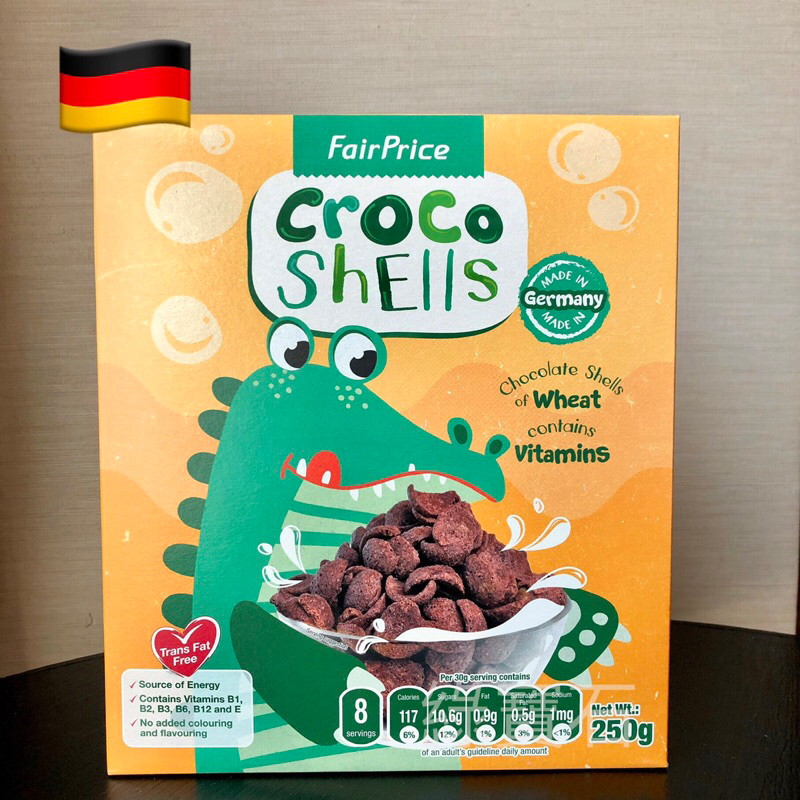 德國代購🇩🇪FairPrice巧克力脆片 穀物 麥片 喜瑞爾Croco Shells/250g