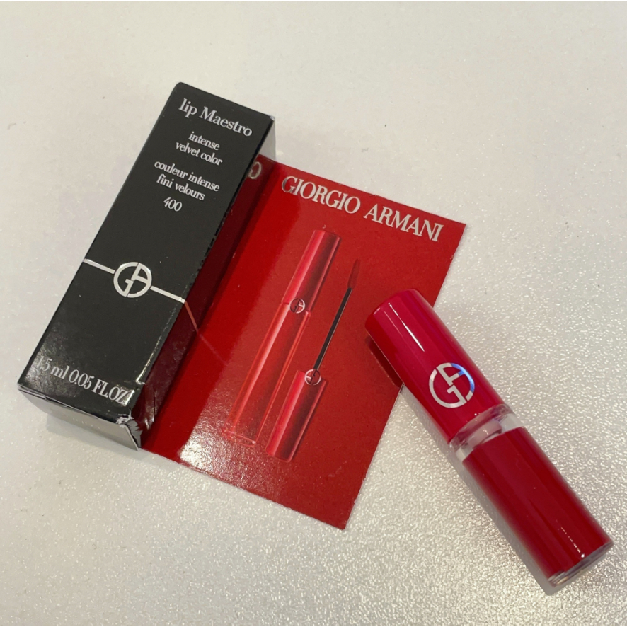 肥達代購 🍄 現貨 GIORGIO ARMANI 奢華絲絨訂製唇萃 Lip Maestro 206 415 524