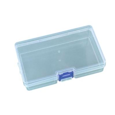 🇹🇼拉拉Lala's PP透明塑料鎖盒 有蓋桌面整理盒 小配件首飾盒便攜零件收納盒空盒