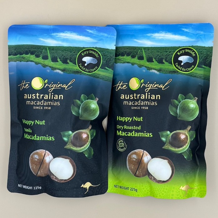 隔日到貨!2025/9 最新效期 中文標!Macadamias Australia 澳洲帶殼夏威夷豆 225g 夏威夷果