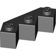 磚家 LEGO 樂高 黑色 Brick Modified Facet 3x3 轉角磚 切角磚 2462