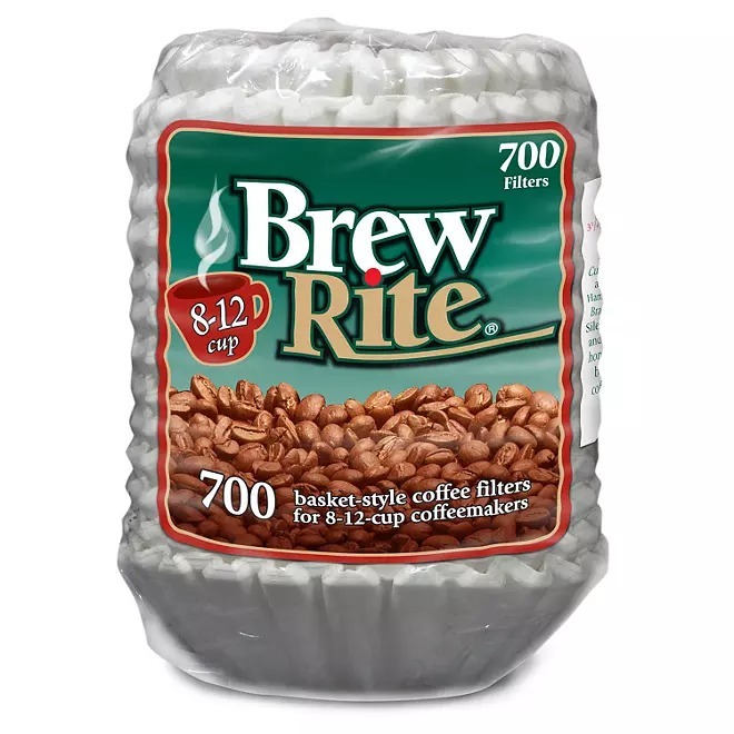 【山姆柑仔店】◎預購◎ Brew Rite 700張 8-12杯 美式咖啡機濾紙 蛋糕型濾紙 DGB-400TW通用