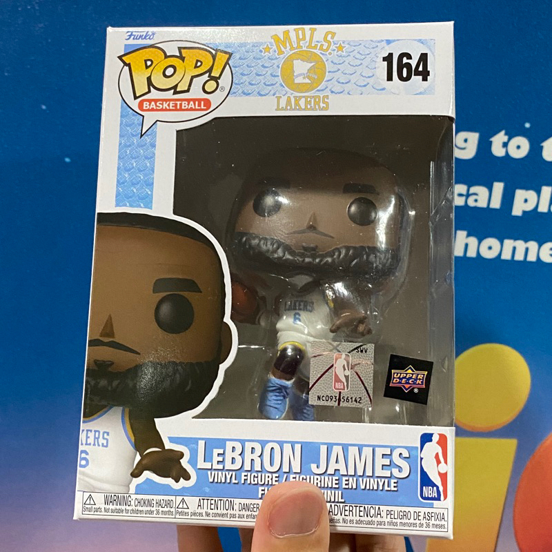 [李大] 正版現貨 Funko POP NBA 詹姆斯 明尼亞波里斯 湖人隊 LBJ Lebron James #164