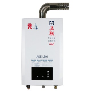 五聯 ASE-L601 智慧恆溫強制排氣熱水器 水量伺服器 智慧恆溫 強制排氣 熱水器 16L 601 老品牌