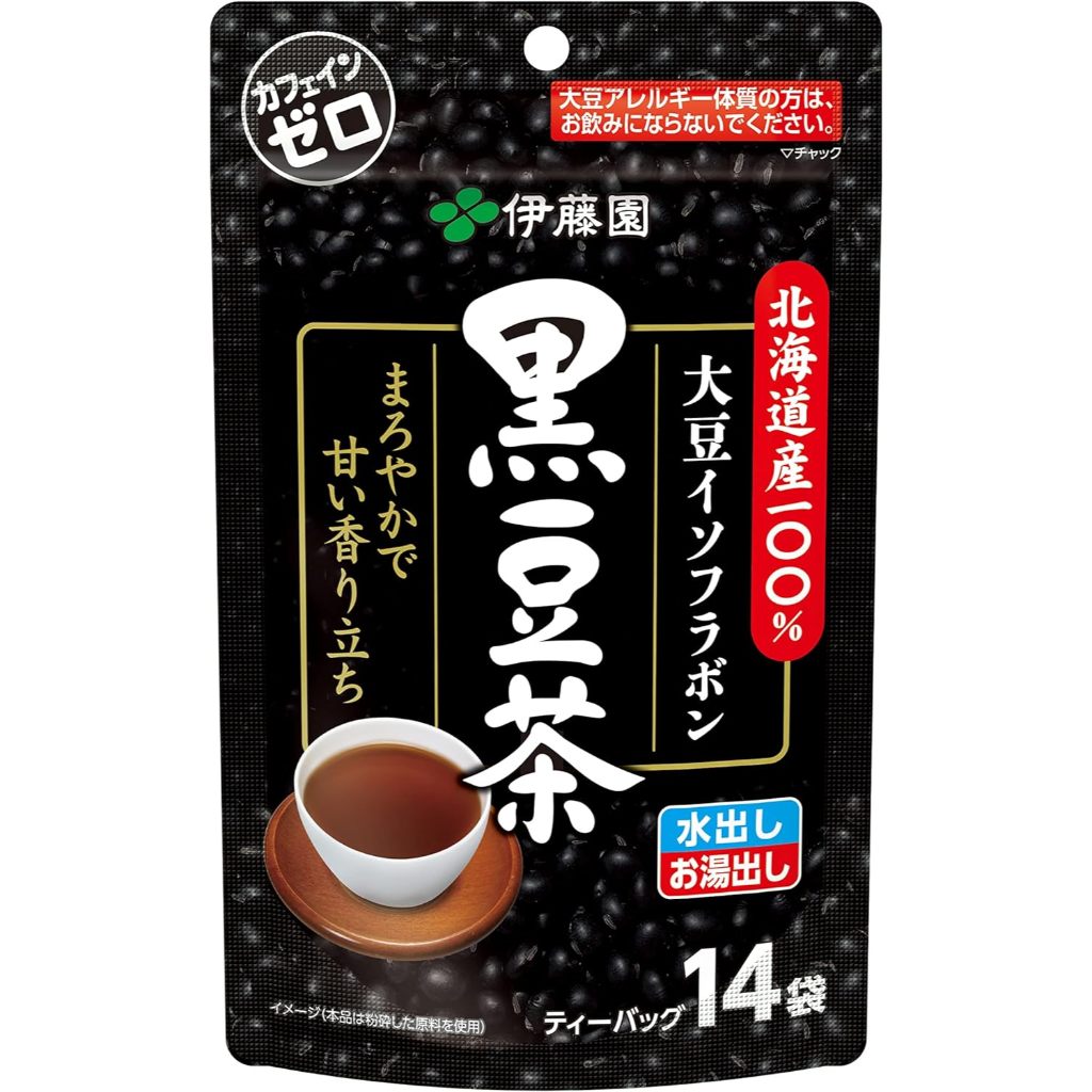 現貨 日本 伊藤園 北海道産100%黑豆茶 7.5g×14袋