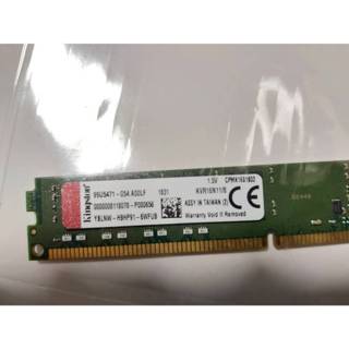 二手 / Kingston 8GB DDR3 1600 桌上型記憶體(KVR16N11/8)