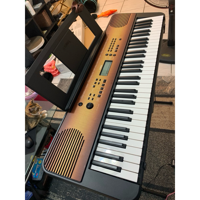 Yamaha PSRE360MA 山葉 標準61鍵手提電子琴 含腳架 楓木 二手