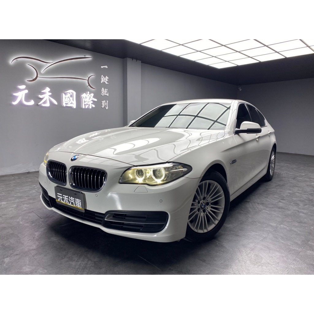 正2014年出廠 BMW 5-Series Sedan 520i 2.0 汽油白找錢 實車實價 全額貸 一手車 女用車